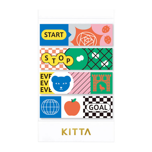 KITTA Washi Tape — Extended Jabara Sugoroku — roll front