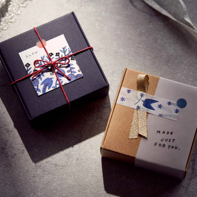 KITTA Washi Tape — Hikari Silver Foil — rolled out on paper
