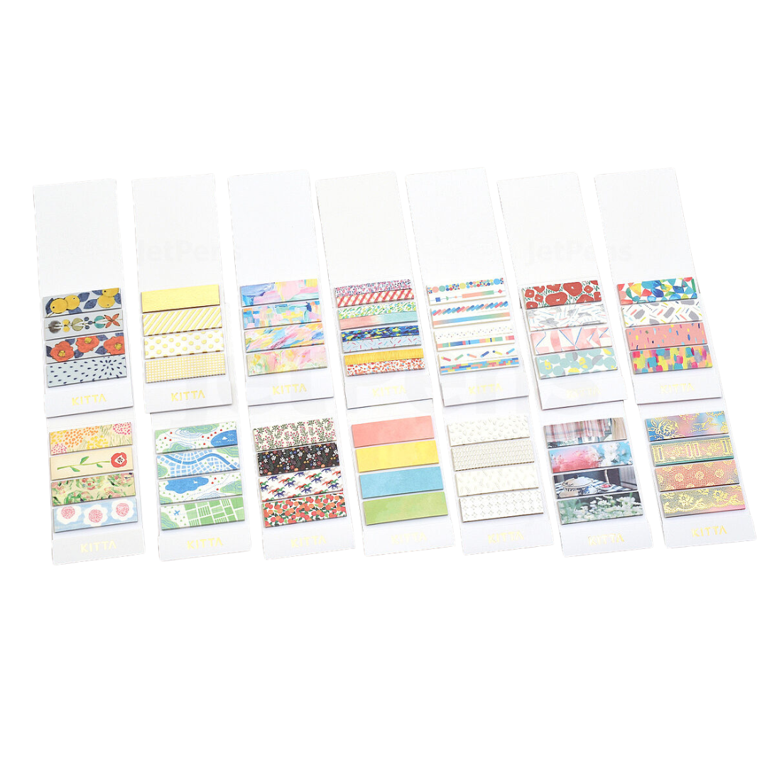 KITTA Washi Tape — Gold Mix — with packaging