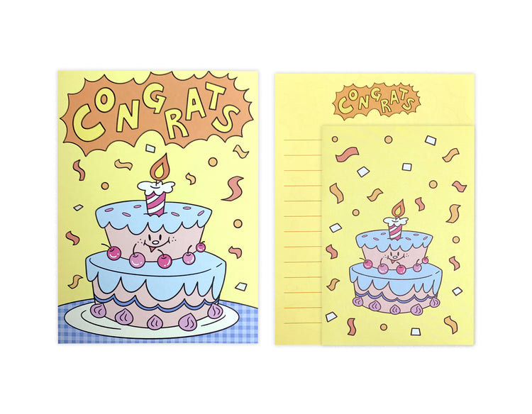 D'Won Mini Letter — Congrats — closed card