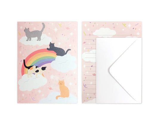 D'Won Mini Letter — Cloud Cat — closed card