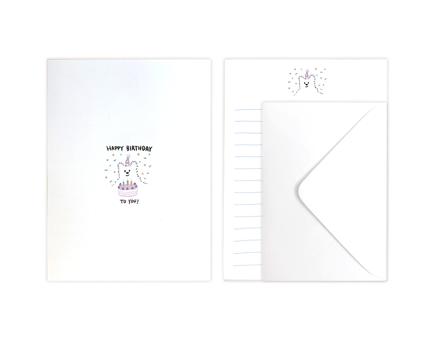 D'Won Mini Letter — Birthday Bear — closed card
