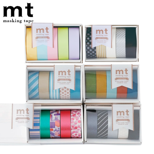 mt Washi Tape — Giftbox 5 In 1 — roll front