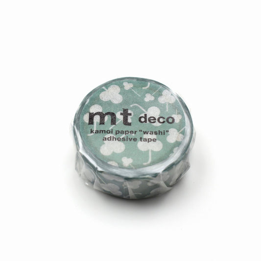 mt 1P Kamoi Washi Tape — Clover Silhouette — pattern detail
