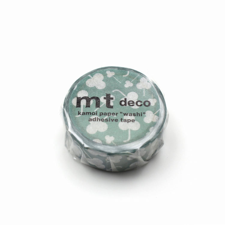 mt 1P Kamoi Washi Tape — Clover Silhouette — pattern detail
