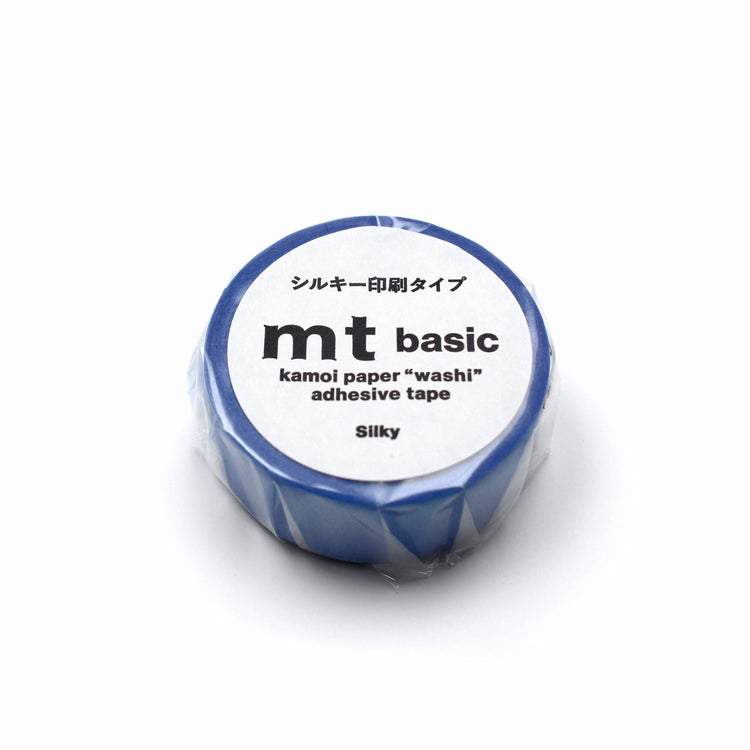 mt 1P Kamoi Washi Tape — Silky Blue — pattern detail