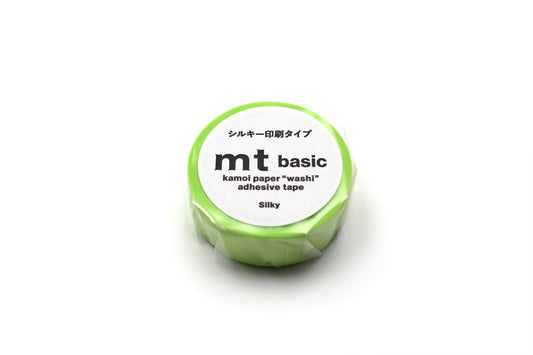 mt 1P Kamoi Washi Tape — Silky Light Green — pattern detail