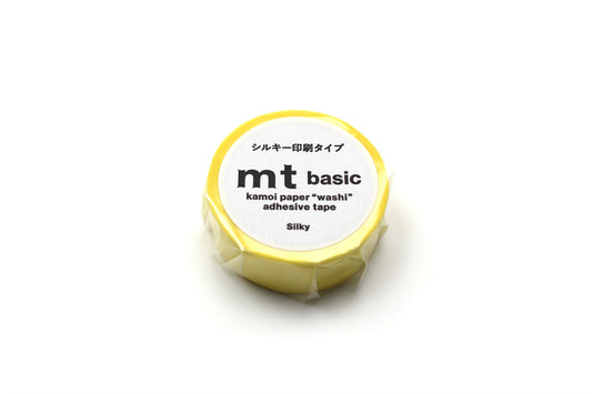 mt 1P Kamoi Washi Tape — Silky Yellow — pattern detail