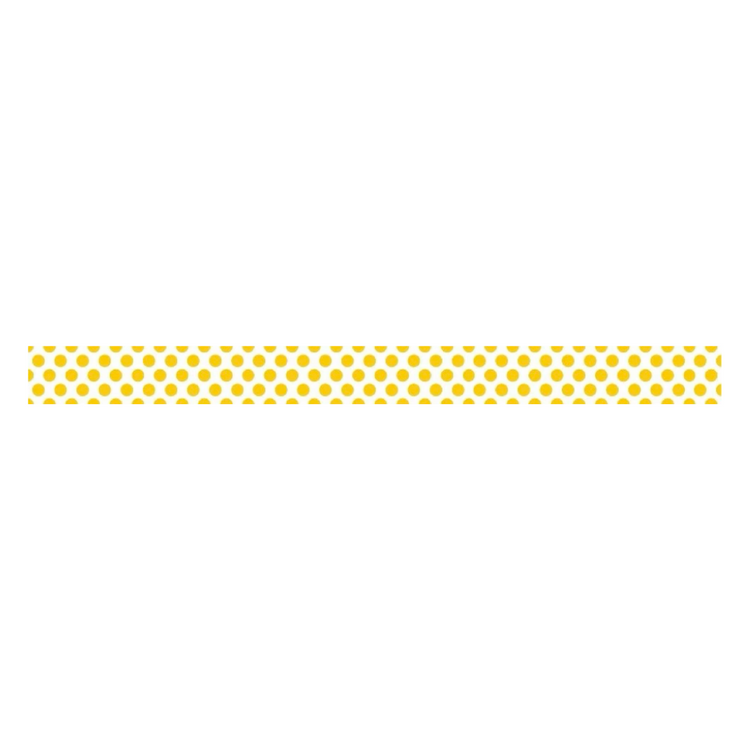 mt 1P Dandelion Washi Tape — Dot — roll front