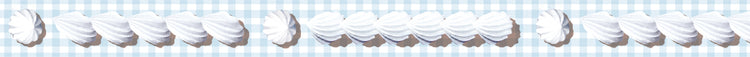 mt EX Washi Tape — Whipped Cream Line — with packaging