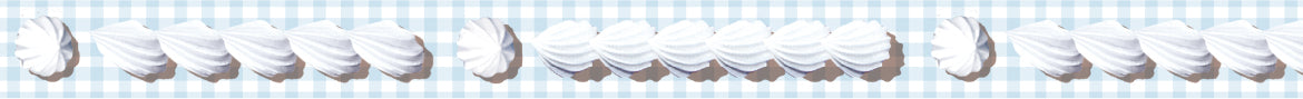 mt EX Washi Tape — Whipped Cream Line — colour close-up