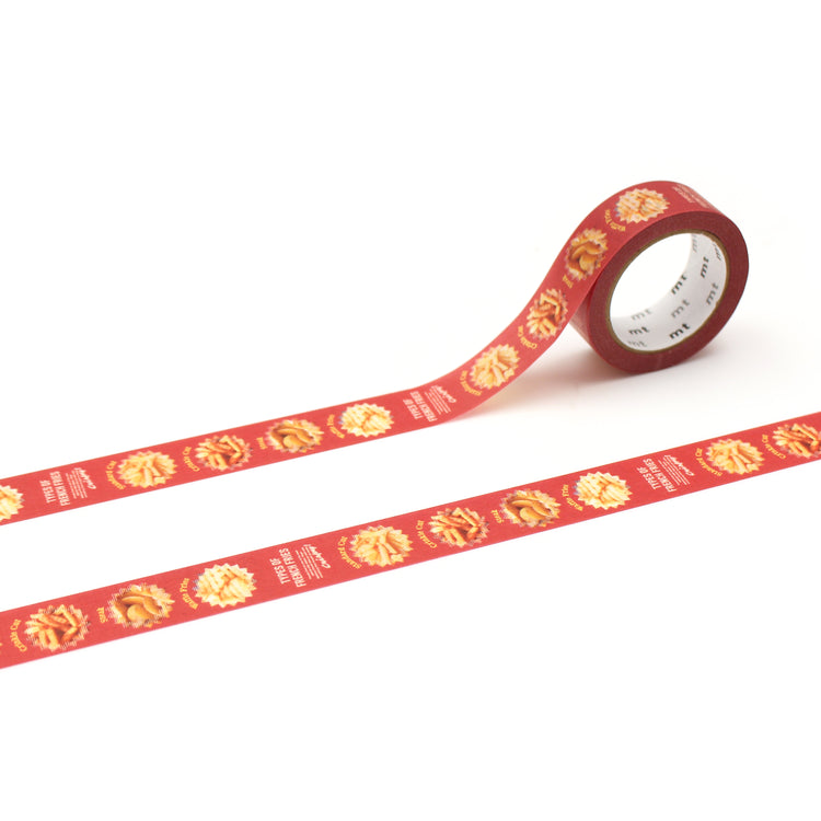 mt EX Washi Tape — French Fries — roll front
