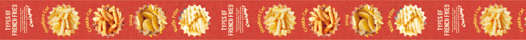 mt EX Washi Tape — French Fries — with packaging