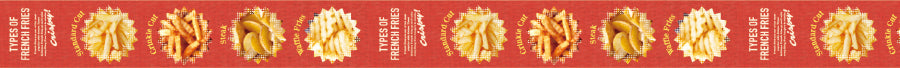 mt EX Washi Tape — French Fries — rolled out on paper