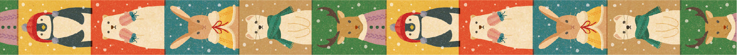 mt EX Washi Tape — Winter Attire — with packaging