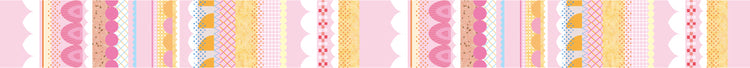 mt EX Washi Tape — Cake Graphic — colour close-up
