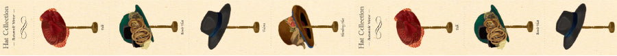 mt EX Washi Tape — Hat — rolled out on paper