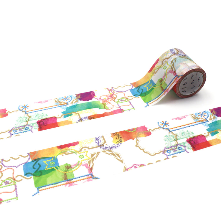 mt EX Washi Tape — Frame Collage — roll front
