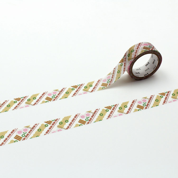 mt EX Washi Tape — Ramen — roll front