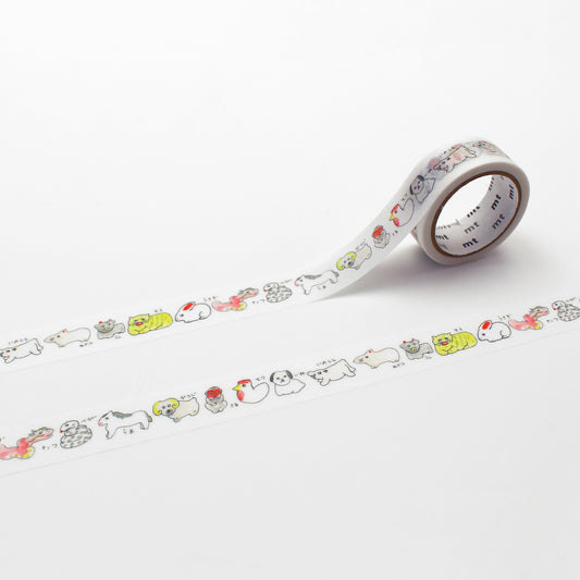 mt x Isabelle Boinot Washi Tape — Zodiac — roll front