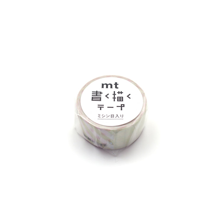 mt KakuKaku Washi Tape — Onegaishimasu with Perforations — pattern detail