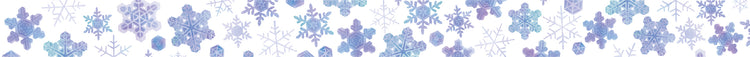 mt Maruichikyu Washi Tape — Snowflake — with packaging