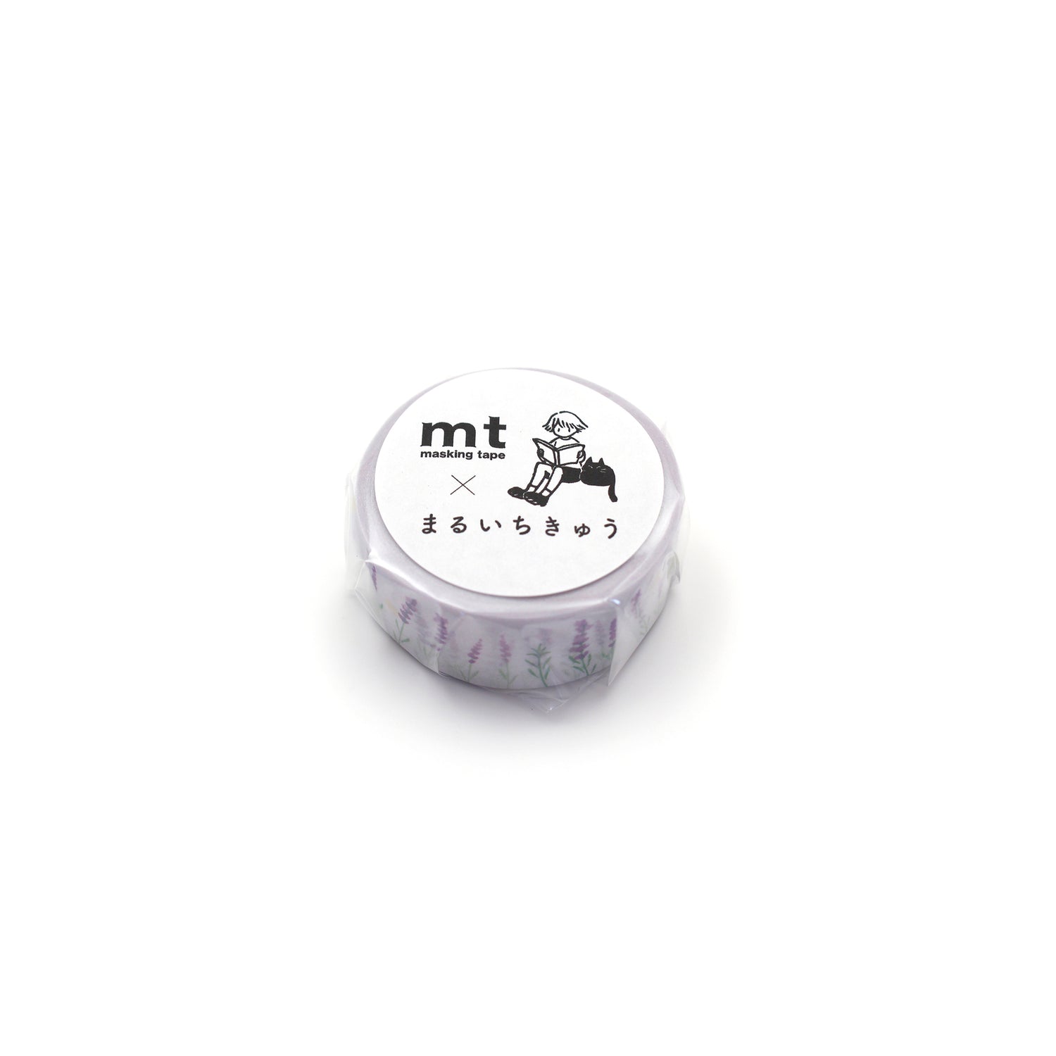 mt x Maruichikyu Washi Tape — Lavender — pattern detail