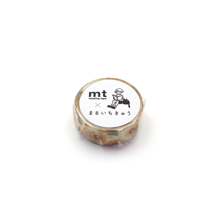 mt x Maruichikyu Washi Tape — Sunflower — pattern detail