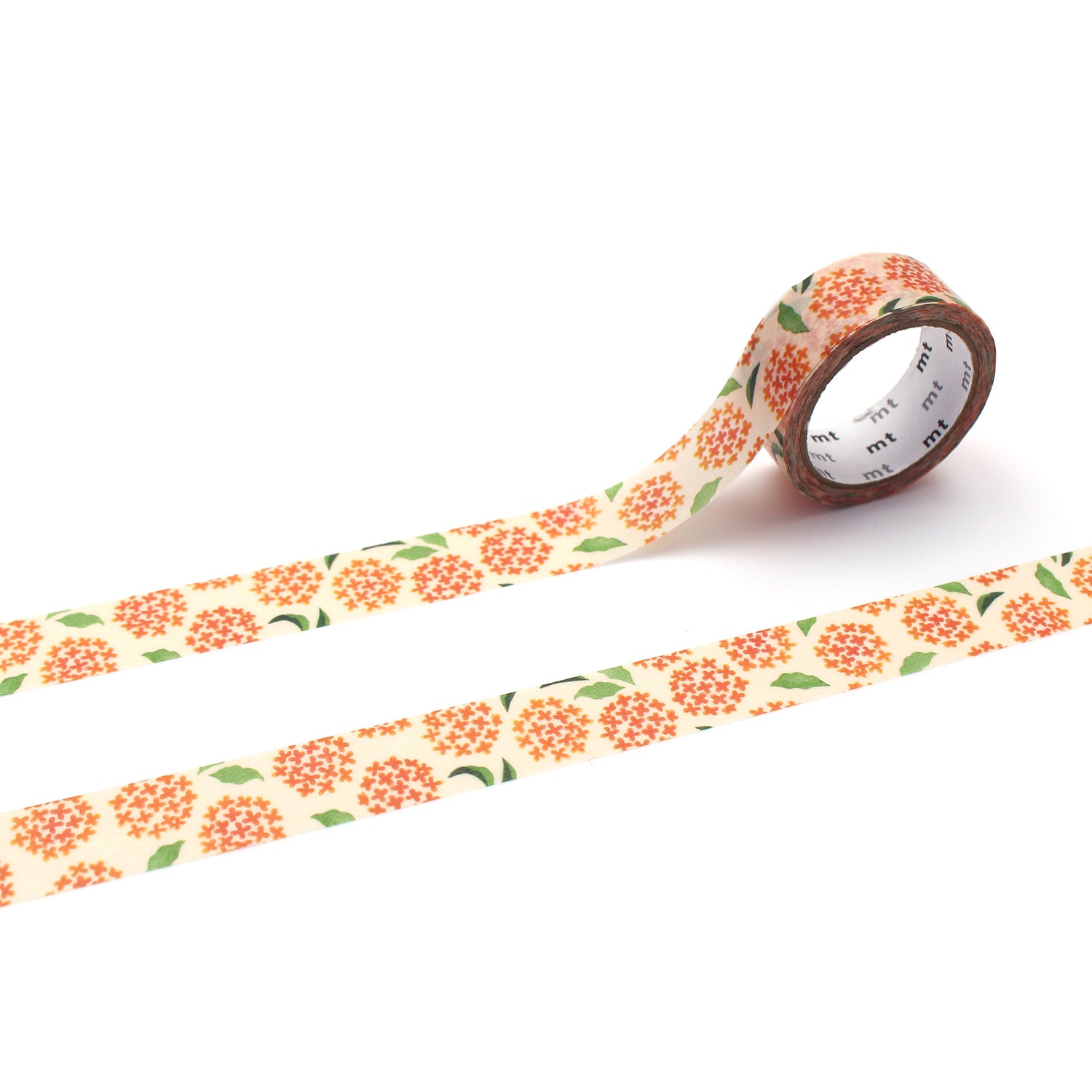 mt x Maruichikyu Washi Tape — Osmanthus — roll front