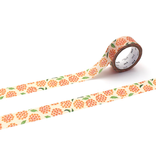 mt x Maruichikyu Washi Tape — Osmanthus — roll front