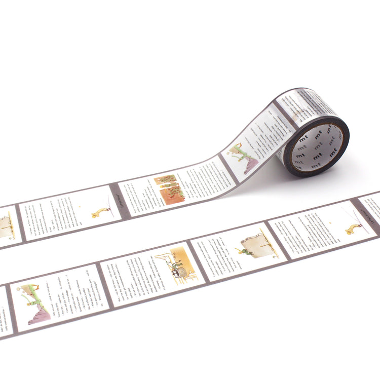 mt x Le Petit Prince Washi Tape — Illustration — roll front