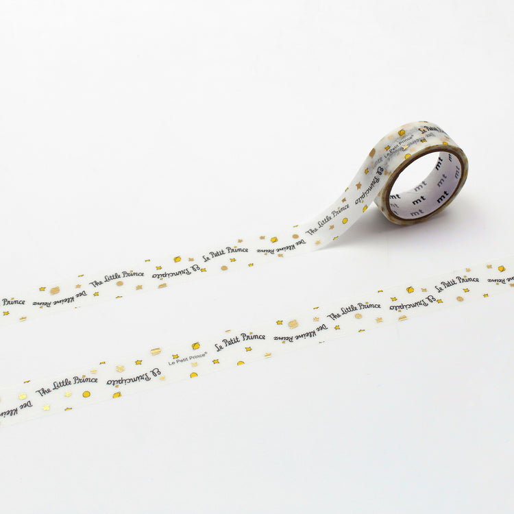 mt x Le Petit Prince Washi Tape — Title Wave — roll front