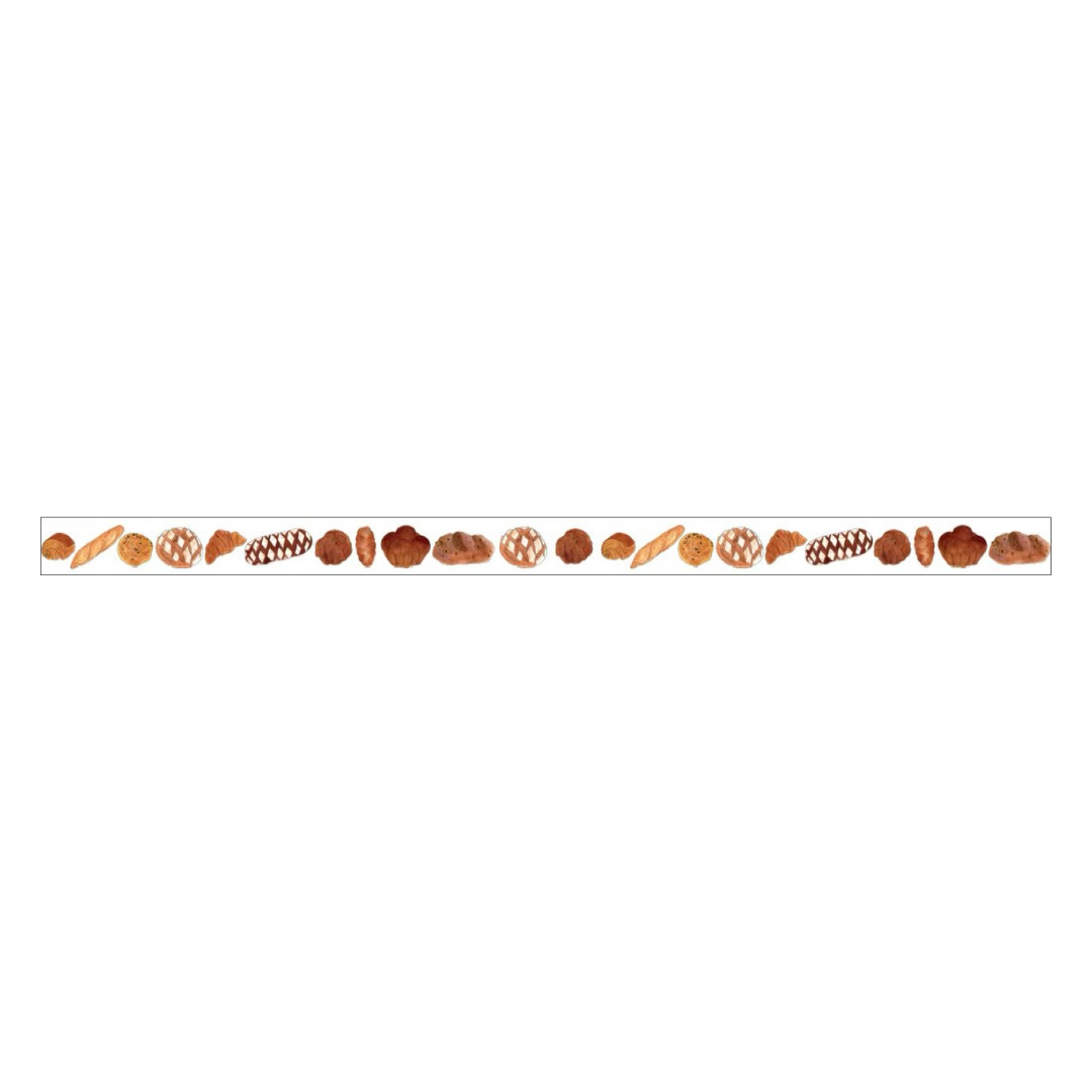 mt x Isabelle Boinot Washi Tape — Baguette — rolled out on paper