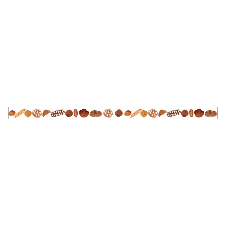 mt x Isabelle Boinot Washi Tape — Baguette — rolled out on paper