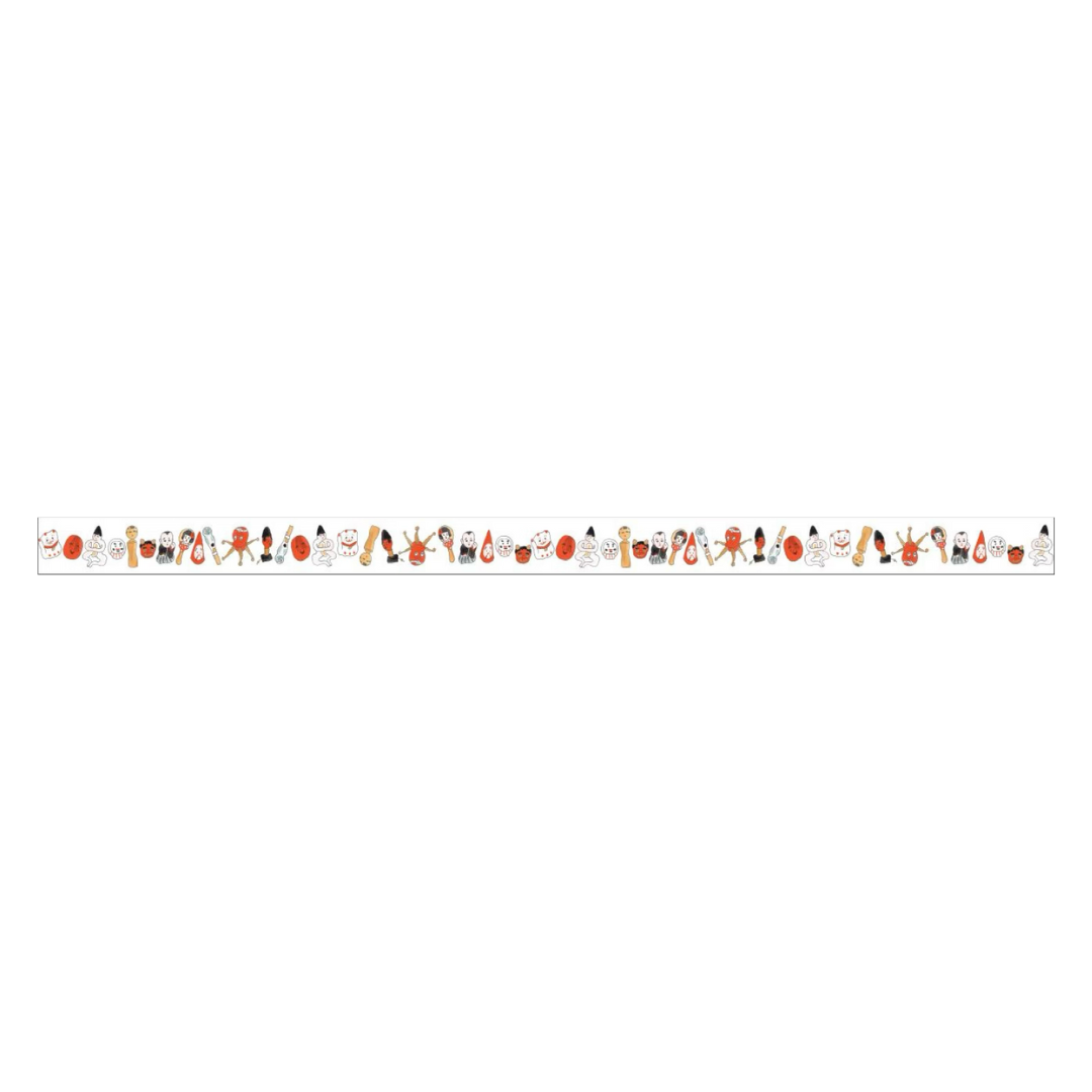mt x Isabelle Boinot Washi Tape — Japanese Toy — rolled out on paper