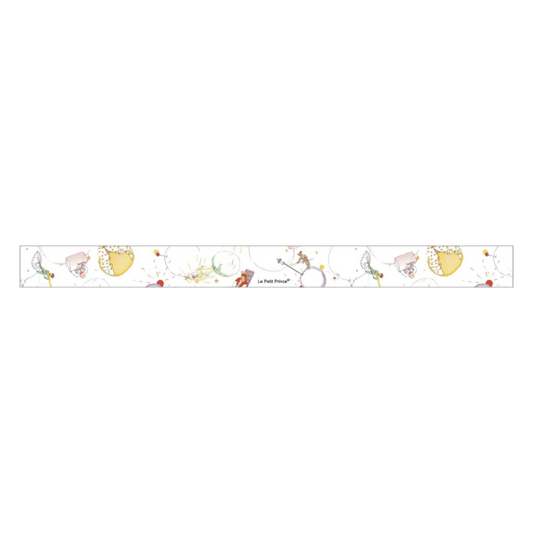 mt x Le Petit Prince Washi Tape — People Meet on Journey — rolled out on paper