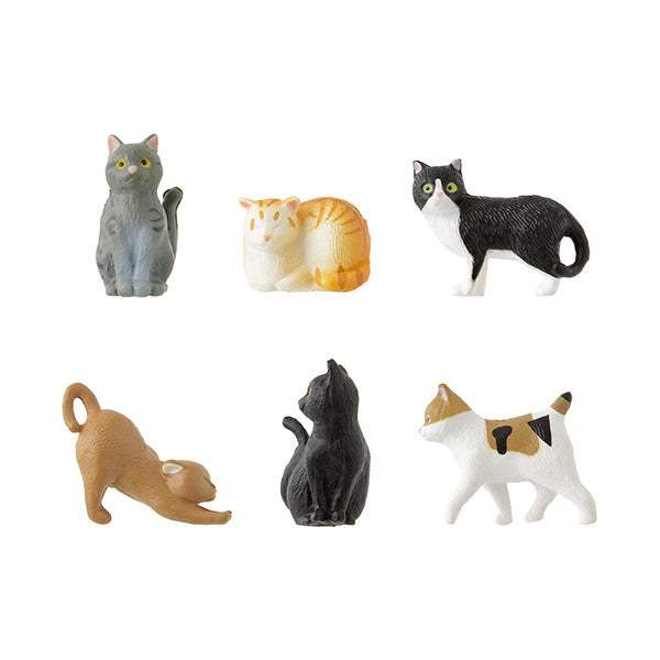 Midori Miniature Magnet <Set of 6> — Cat C — detail view