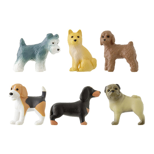 Midori Miniature Magnet <Set of 6> — Dog C — detail view