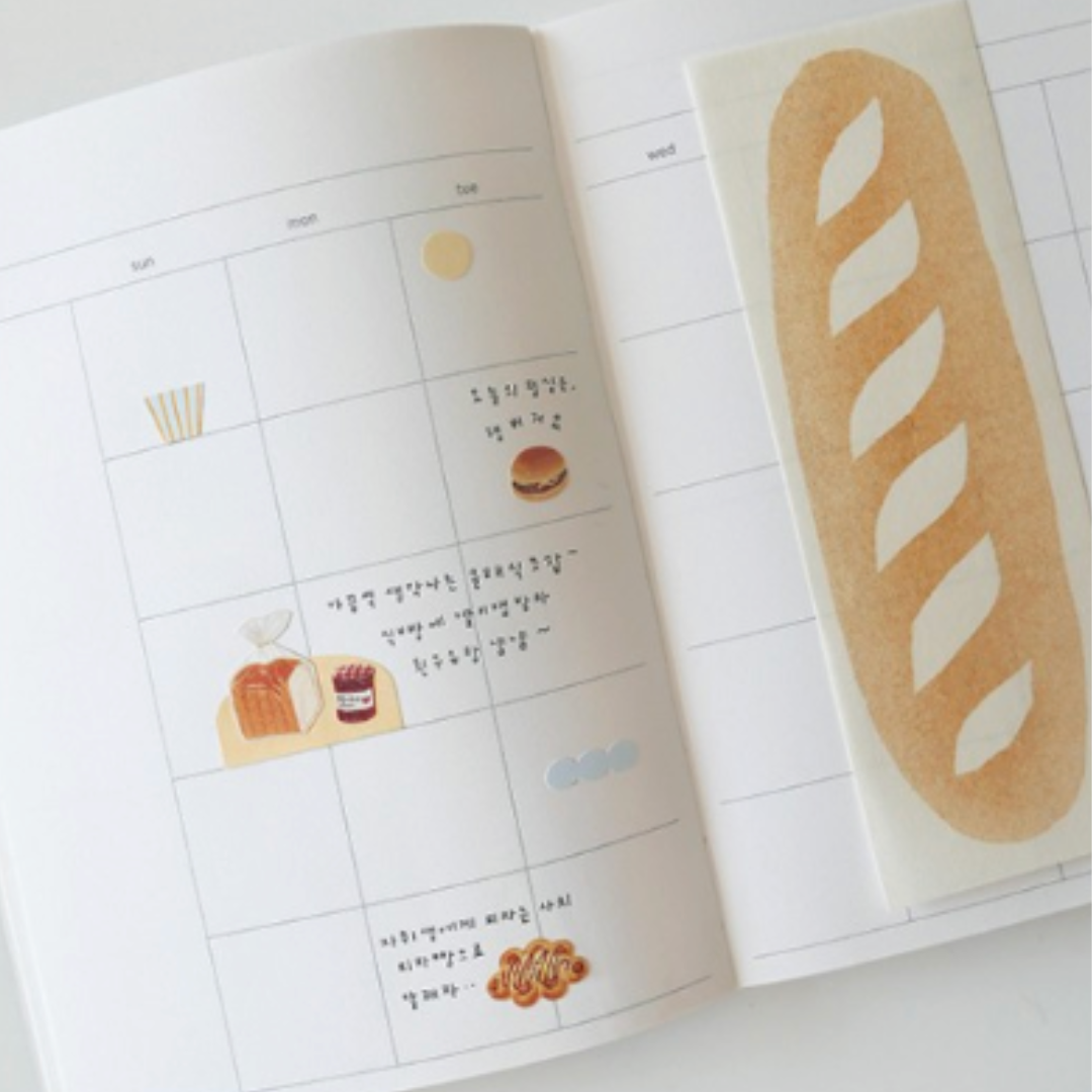 Suatelier Daily Deco Sticker — Old Bakery — with packaging