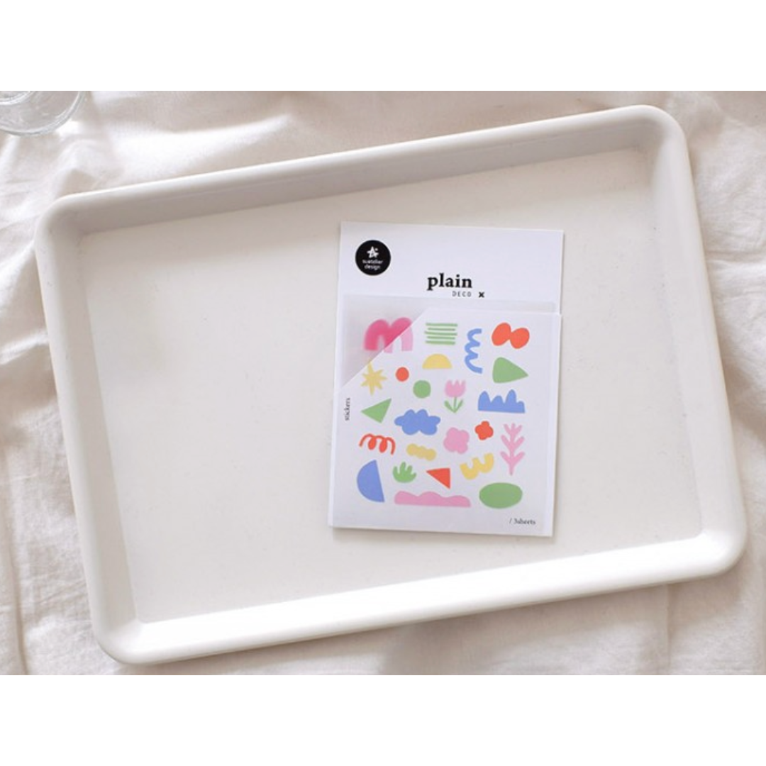 Suatelier Plain Deco Sticker — Plain.72 — with packaging
