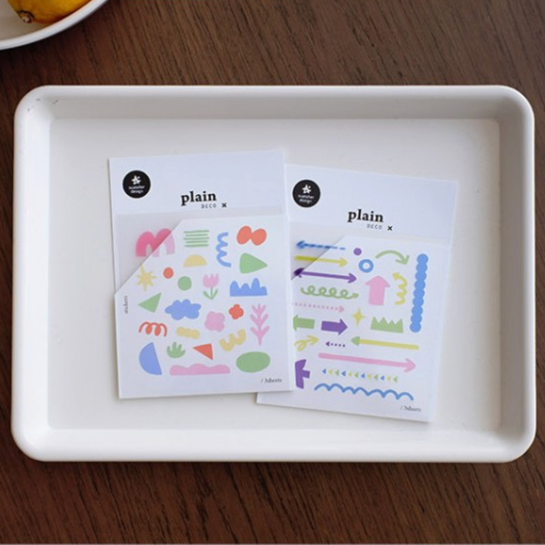 Suatelier Plain Deco Sticker — Plain.73 — flat lay