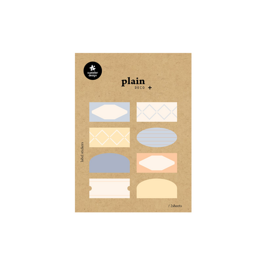 Suatelier Plain Deco Sticker — Plain.74 — sheet front