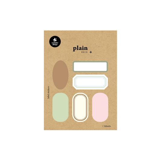 Suatelier Plain Deco Sticker — Plain.76 — sheet front
