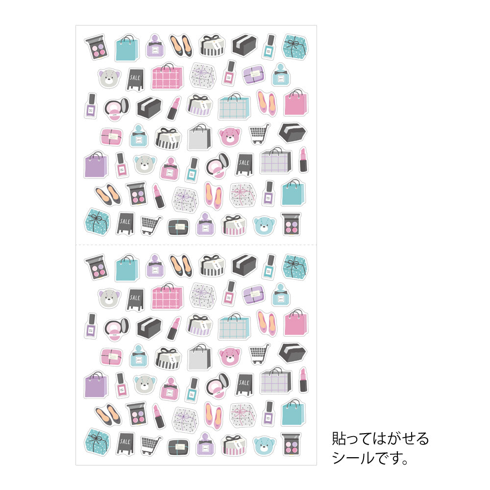 Midori Sticker <1 Sheet> — Shopping — sticker detail