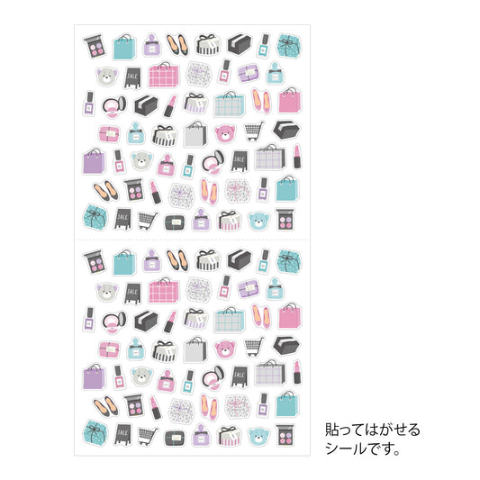 Midori Sticker <1 Sheet> — Shopping — sticker detail