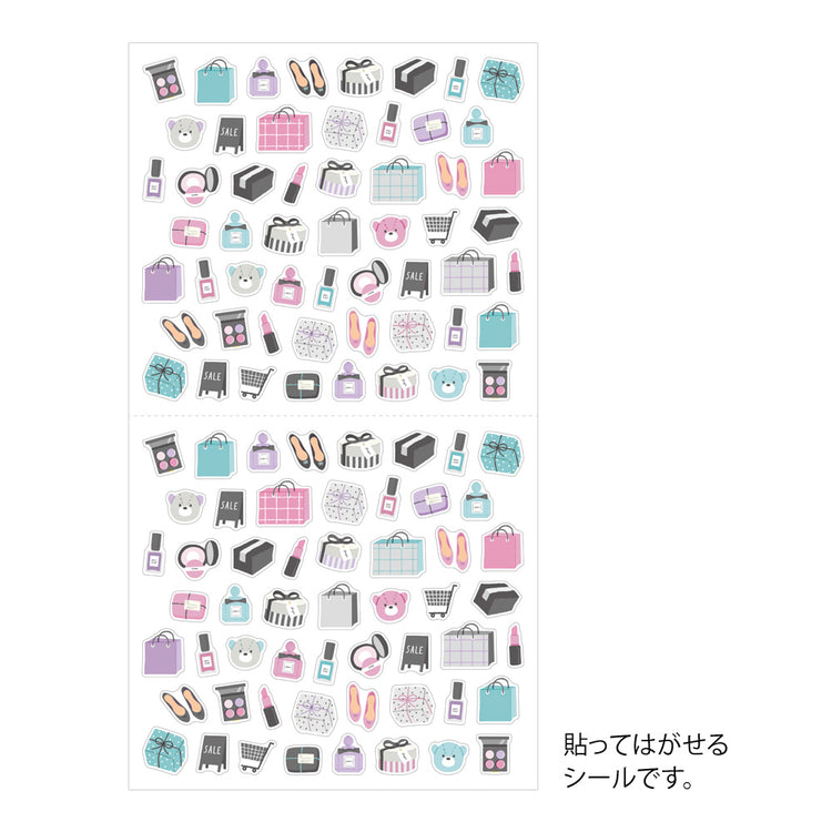 Midori Sticker <1 Sheet> — Shopping — sticker detail