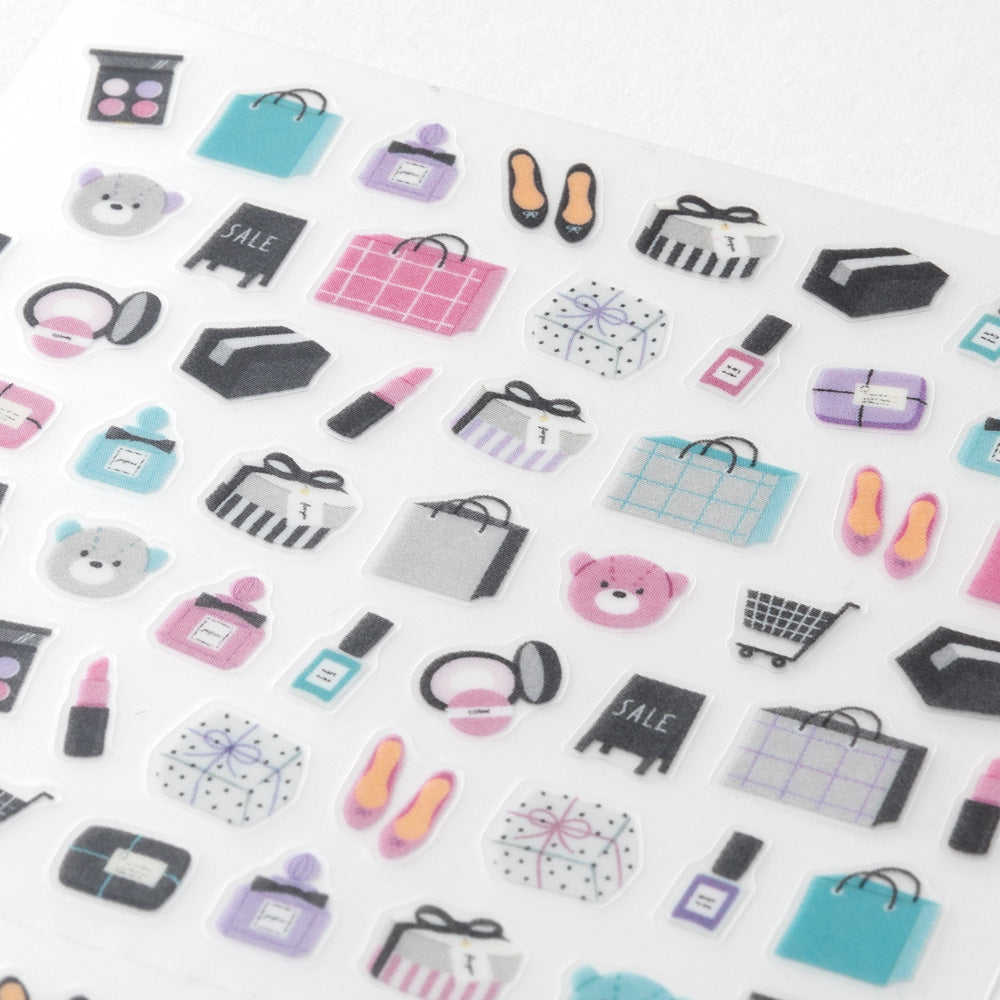 Midori Sticker <1 Sheet> — Shopping — applied in a journal
