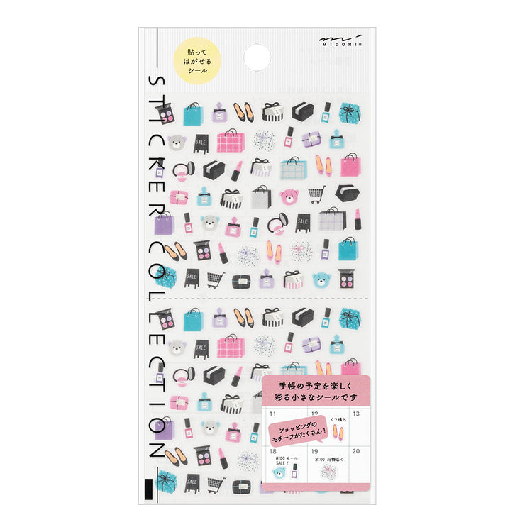 Midori Sticker <1 Sheet> — Shopping — sheet front