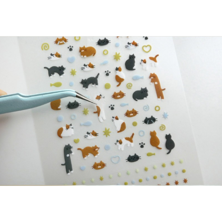 Suatelier Daily Deco Sticker — Deco Cats — with packaging