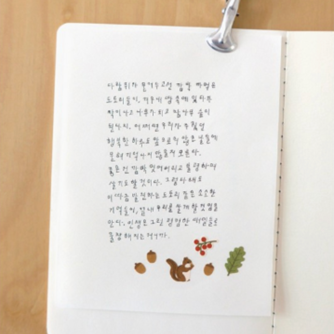 Suatelier Daily Deco Sticker — Little Forest — with packaging